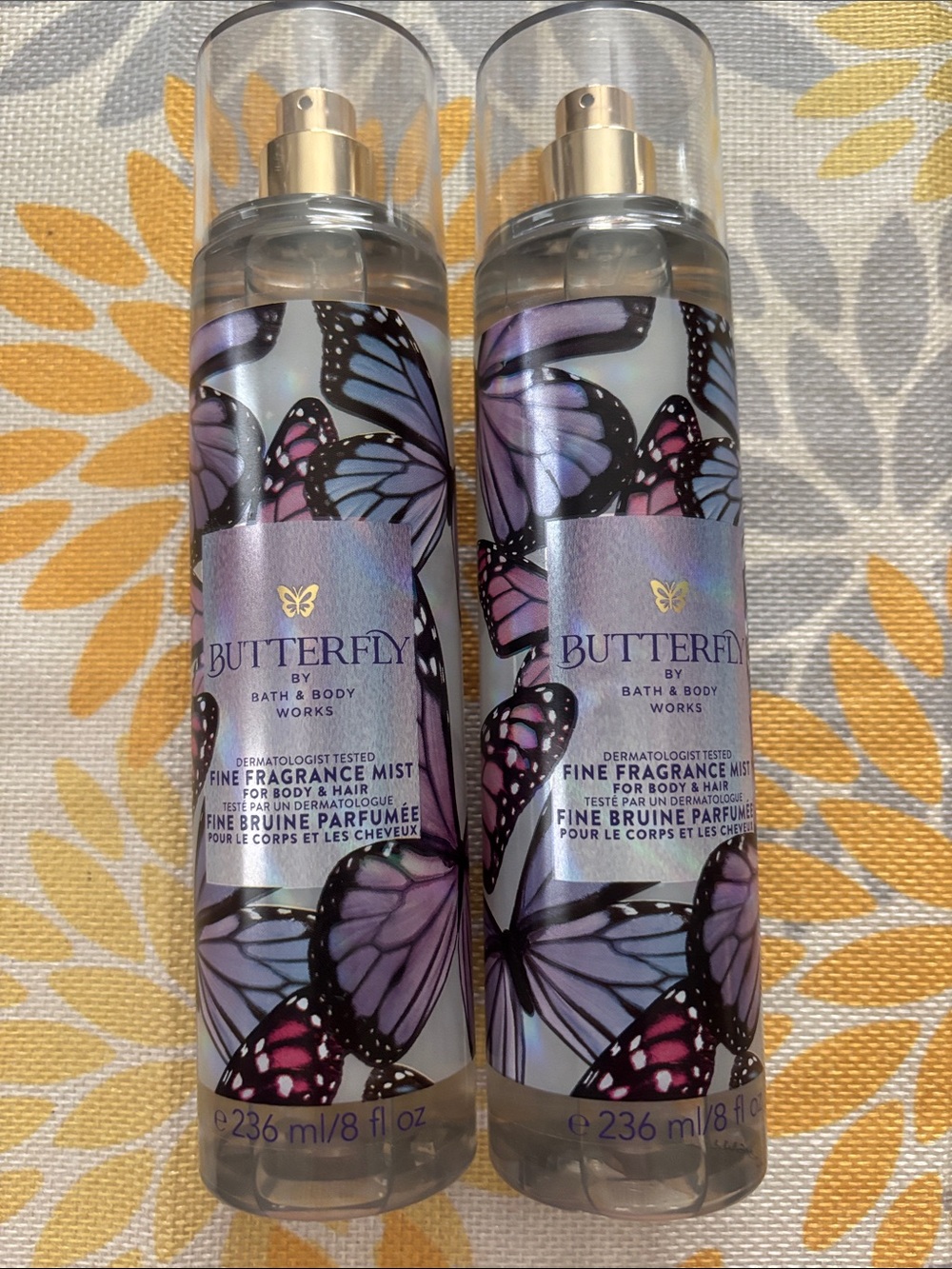Bath and body works- Butterfly Fragrance mist set of 2